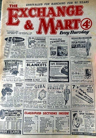 Who remembers The Exchange & Mart, it was the eBay of our time.  X..png
