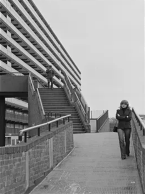 Heygate Street,  Deacon Way,  Heygate Estate, Elephant and Castle, Southwark, 1981. 1.  X..png