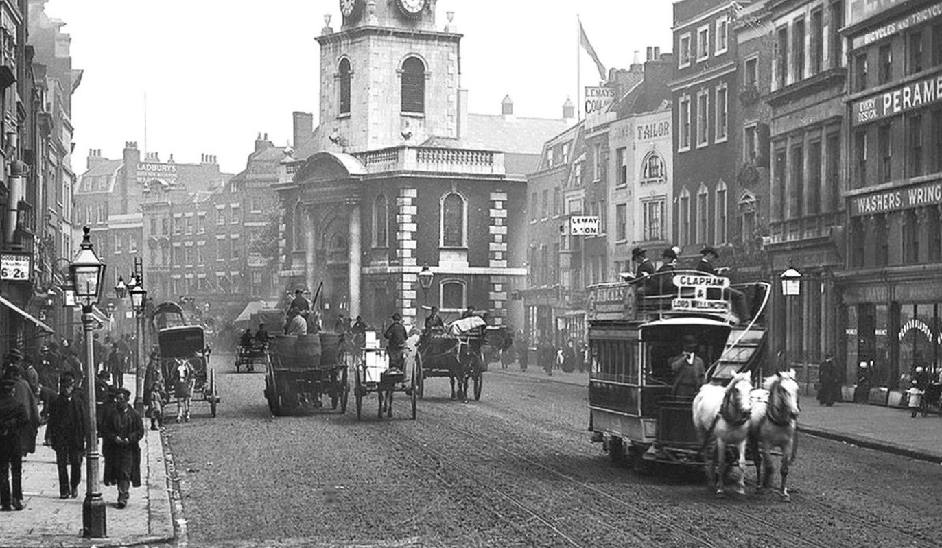 Borough High Street, c1880.   X..jpg