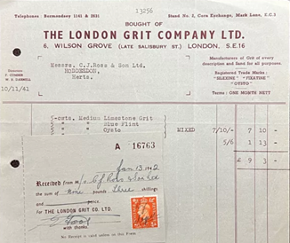 Wilson Grove, The London Grit Co. Ltd, 1941. .png