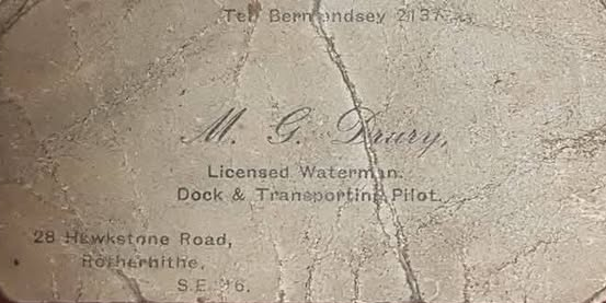 Thames Watermen Morris Drury.  1 X..png