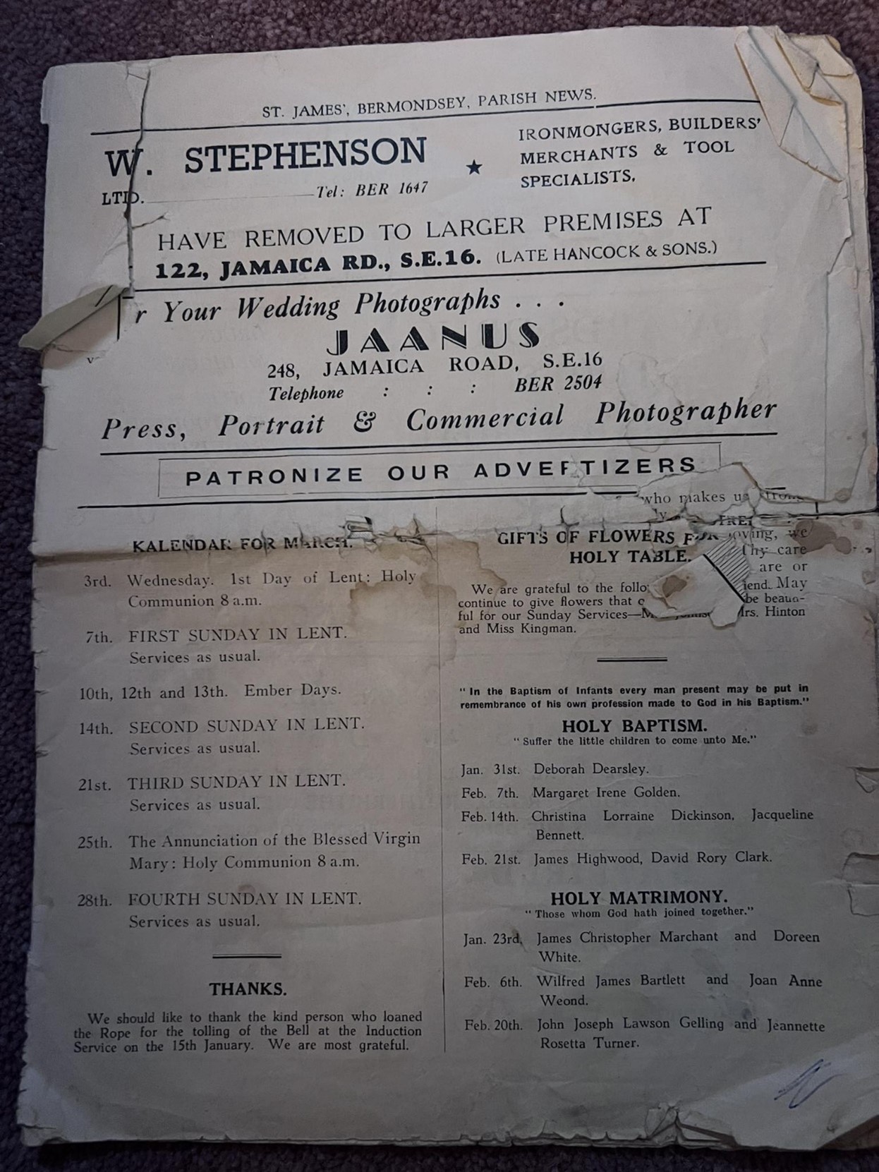 JAMAICA ROAD, C1921.jpg