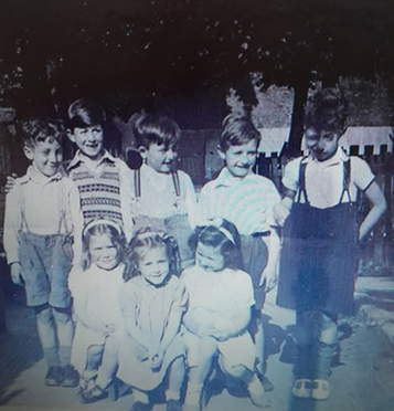 Vaughan Place c 1948. Outside number 9. X..png