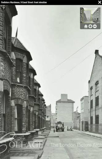 Canal Street looking towards Albany Road, Arklow House, Keesey Street at far end opposite. 1.png