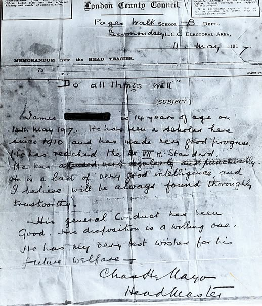 Pages Walk School 1917.    X..png