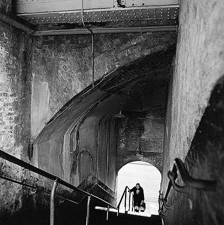 Stairs to London Bridge Station, 1960-1972..jpg