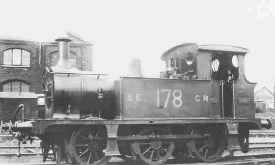 No. 178 at Bricklayers Arms in 1917. Photo © Southern Locomotives.gif