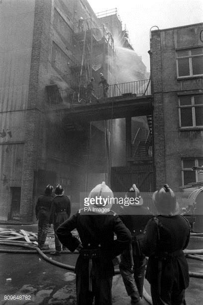 Battle Bridge Lane,Firman still at work on the disused cold storage depot at Wilson's Wharf.  X.jpg