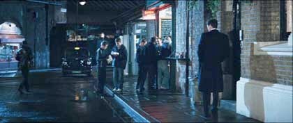 Film Bridget Jones Edge of Reason, 2004.Colin Firth on Bedale Street, heading west next to Zellweger's door..jpg