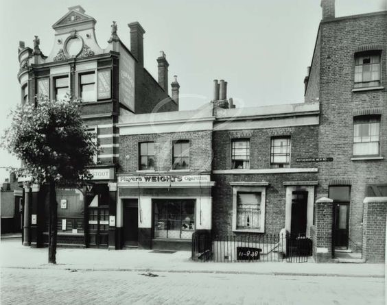 Rotherhithe New Road, numbers 32-28,1938. Crystal Tavern Pub number 32.  X.jpg