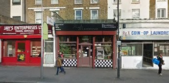 Peckham Park Road, 2017, was  Burt’s Pie & Mash shop, now Angelo Flooring..jpg