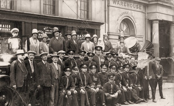 Gas Works Band, Old Kent Road,c1925.Picture taken in Greenwich.jpg