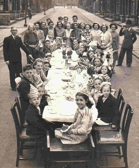 Lucey Road Bermondsey, on The Queen Elizabeth the II Coronation Day Tuesday 2 June 1953.jpg