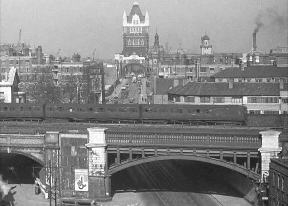 Tower Bridge Road, view from Sarsons Vinegar Factory, Bermondsey.  X.jpg