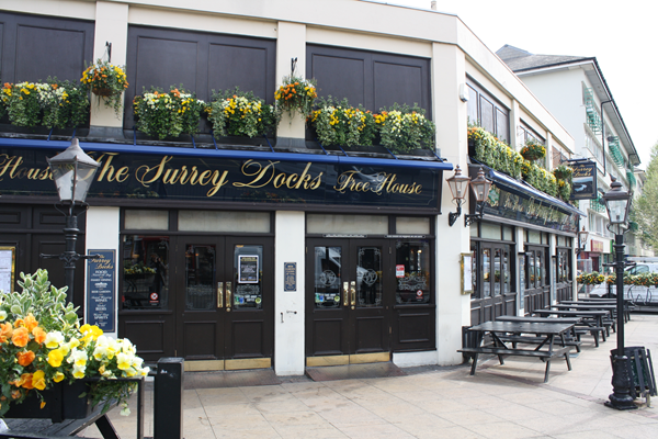 The Surrey Docks Pub, Corner of Lower Road and Redriff Road, Rotherhithe..png