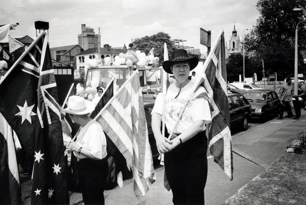 Bermondsey Square, Line Dancers at Bermondsey Carnival, 2000.  X.jpg