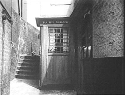 Film The Limping Man 1953,Rotherhithe Street, Church Stairs at the side of The Spread Eagle and Crown, Rotherhithe X.jpg