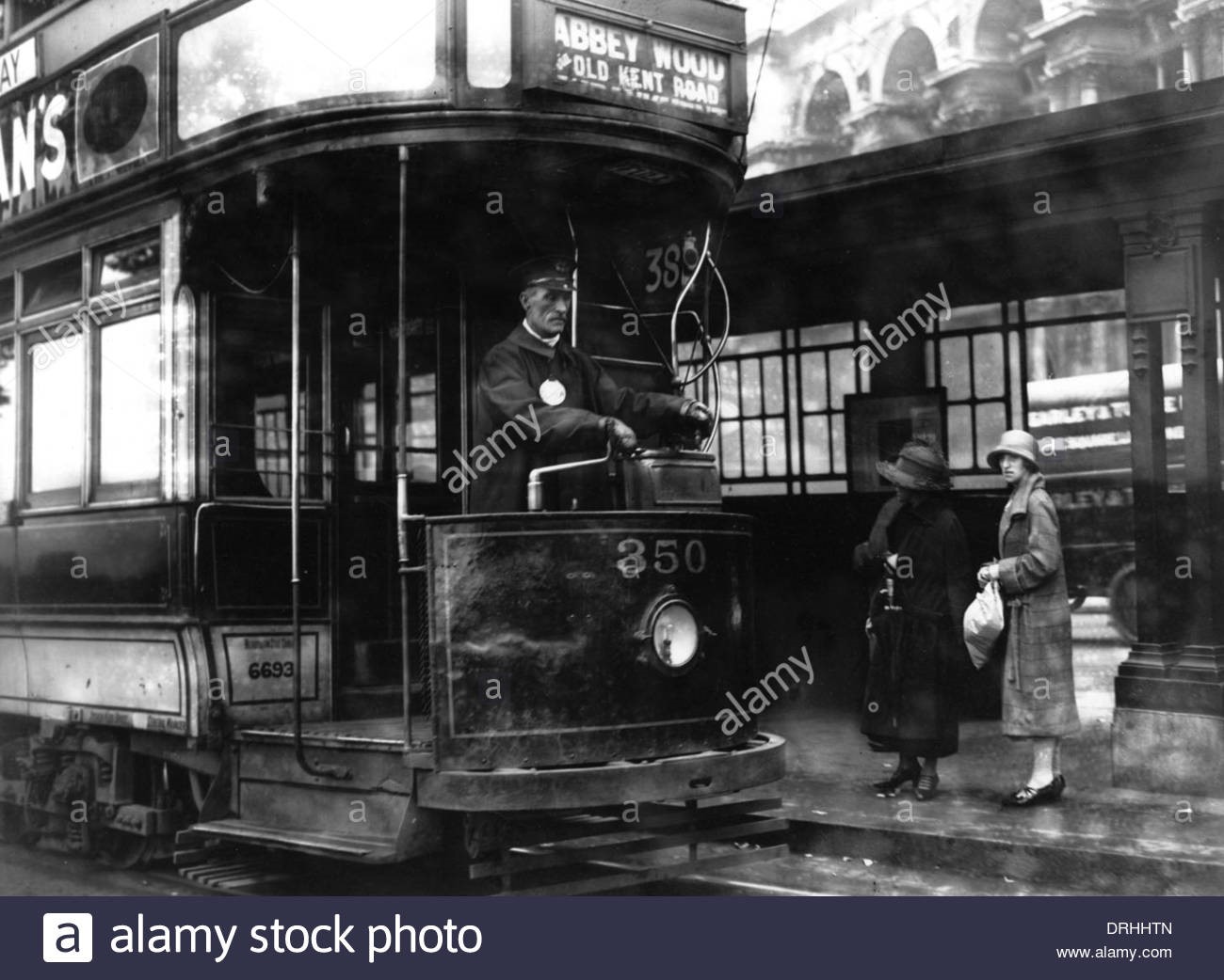 A tram outside Blackfriars tram terminal in London.jpg