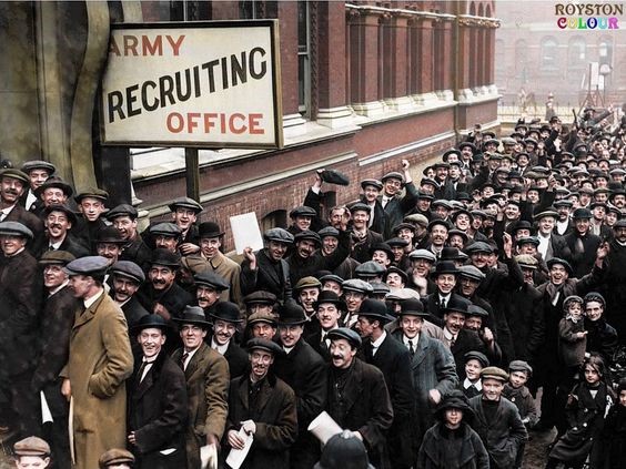 Wansey St, Elephant & Castle, Army Recruiting Office 1915 WW1.jpg