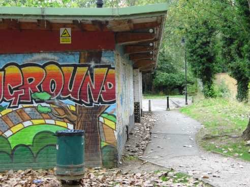 From the Film Adventure in the Hopfield’s, 1954 Dickens Square in the SE1, looking from Ralph Street, same location. The replacement building on the same corner 2018..jpg