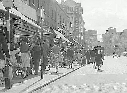 From the Film Adventure in the Hopfield’s, 1954. London Road and the Elephant & Castle Hotel beyond..jpg
