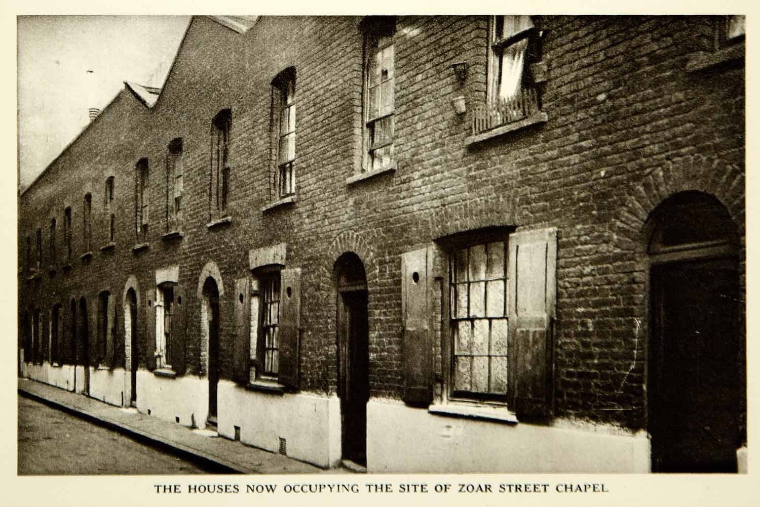 Zoar Street 1928, Rotogravure Houses Southwark, this is where John Bunyan regularly preached..jpg