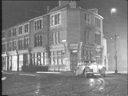 Film Pool of London Jamaica Road, Midland Bank on corner of Paradise St, Rotherhithe. 1951..jpg