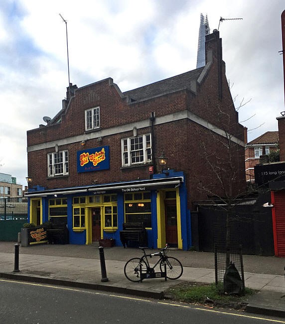 Long Lane, Bermondsey The George, 2018 Now a bar called The Old School Yard..jpg