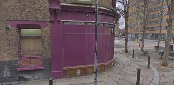 Mill St left Parkers Row right,2018. Possible the site of Watermans Arms Pub 26 Dockhead. 1.jpg