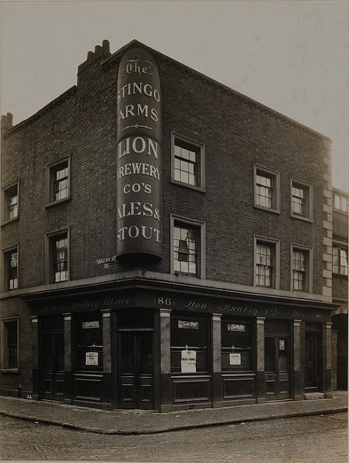Stingo Arms, 86 Tanner Street, Bermondsey was 86 RussellStreet, (1882).jpg