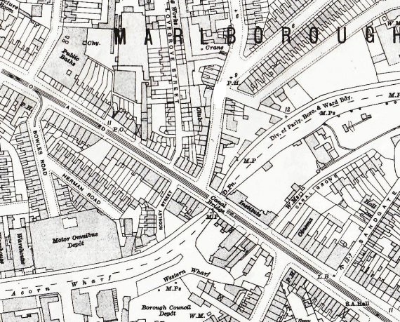 Old Kent Road bus garage map.jpg