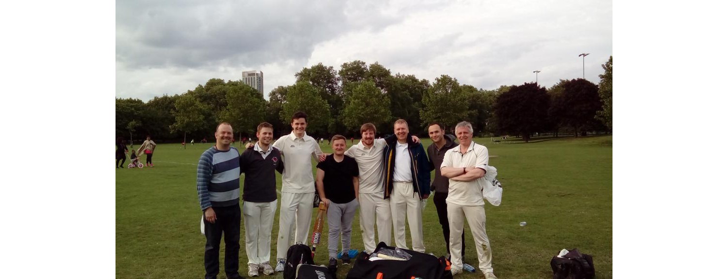 Southwark Park Cricket Club, still going strong, Bobby Abel would have been proud. c2017.jpg