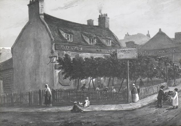 HATFIELDS, The Mitre rebuilt about 1880, demolished in 2003. X.jpg
