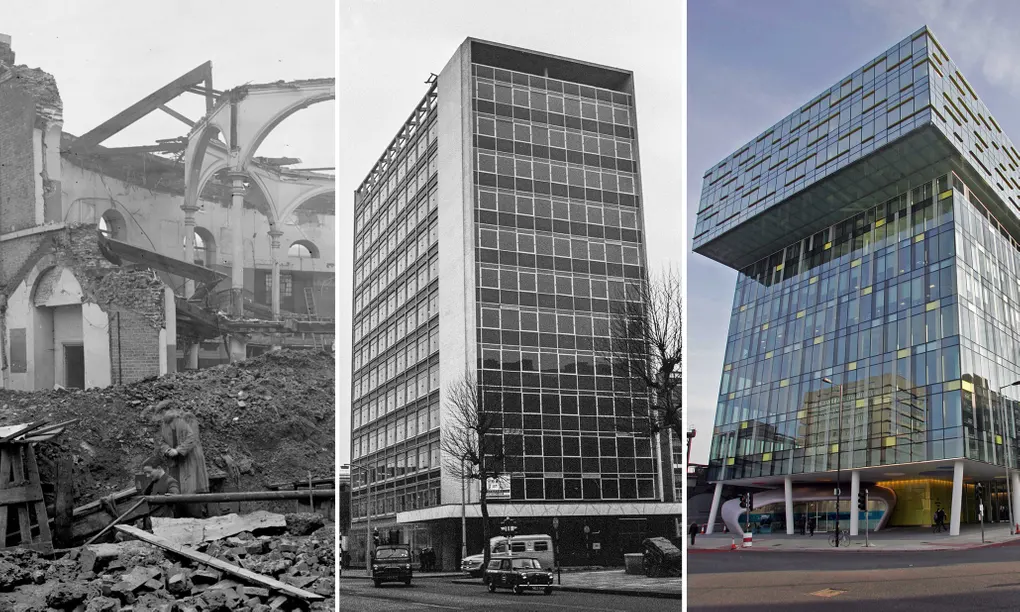 Blackfriars Road.The Ring at Blackfriars was destroyed in the blitz. Orbit House was built on the site in the 1960s before it too was demolished and replaced by Will Alsop’s Palestra building.png