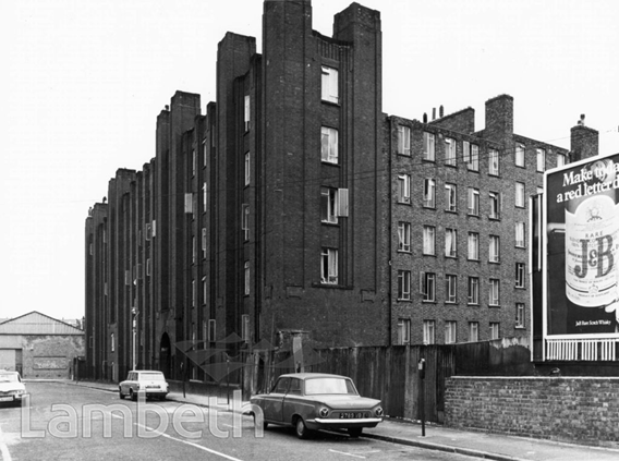 Coin Street, c1970.The Edward Henry House block of flats.  X.png