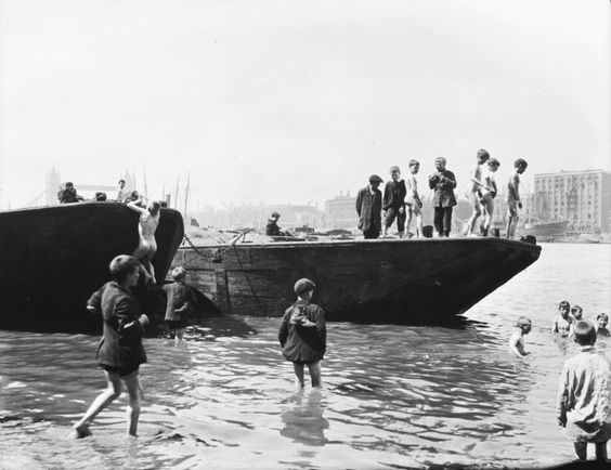 Bermondsey Children enjoying some River Thames fun.  X.png