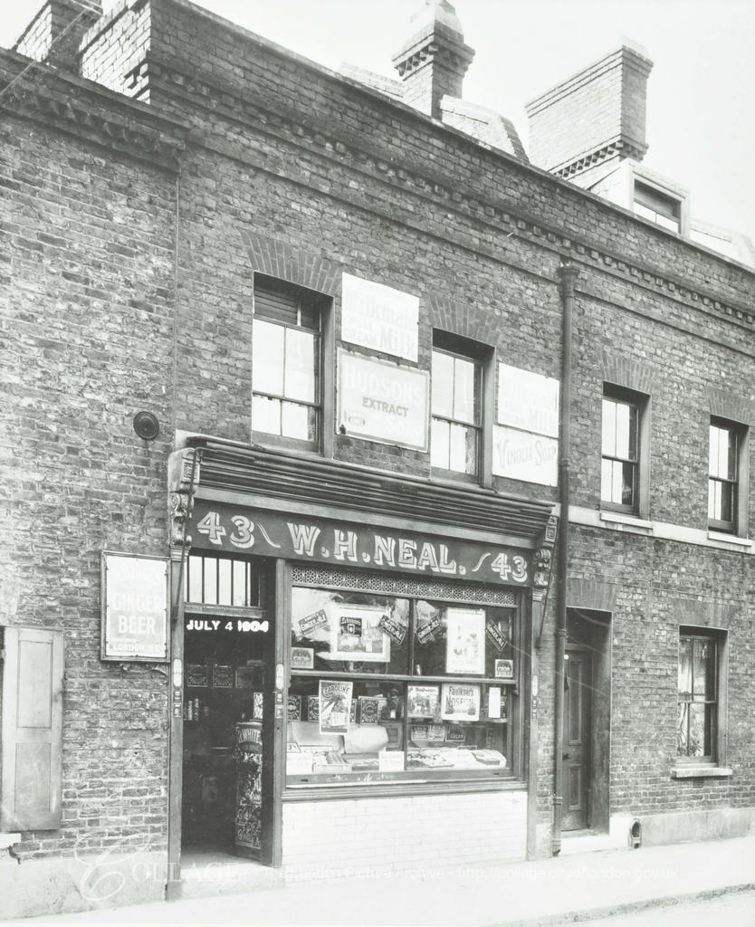 Adam Street, W. H. Neal shop now Brunel Road, Bermondsey 1904.  X.png