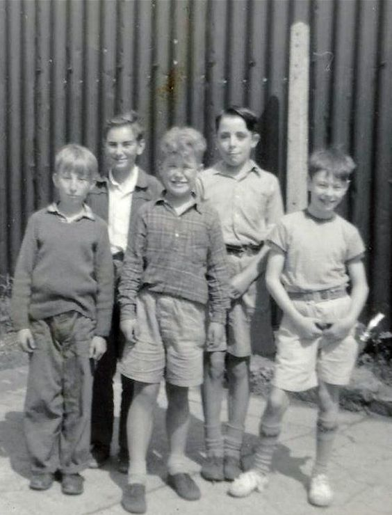 Trundleys Road.The Folkestone Gardens gang. Late 1950's.  X.png