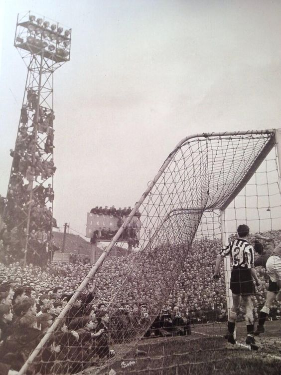 Millwall take on Newcastle at The Den, 1957.  X.png