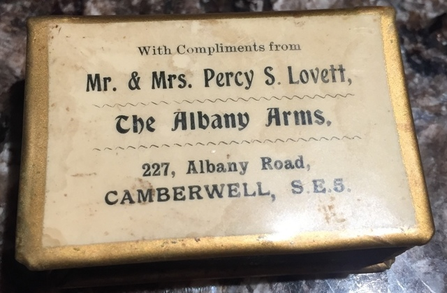 Albany Road. The Albany Arms. 1921- 1938.  X.png