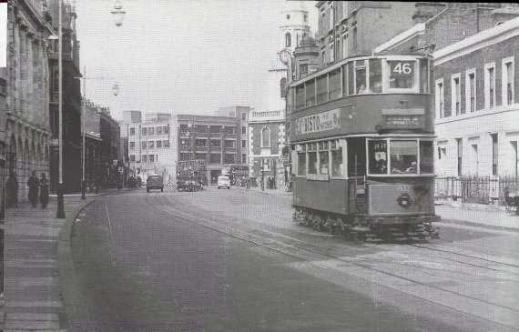Tram in Great Dover St.jpg
