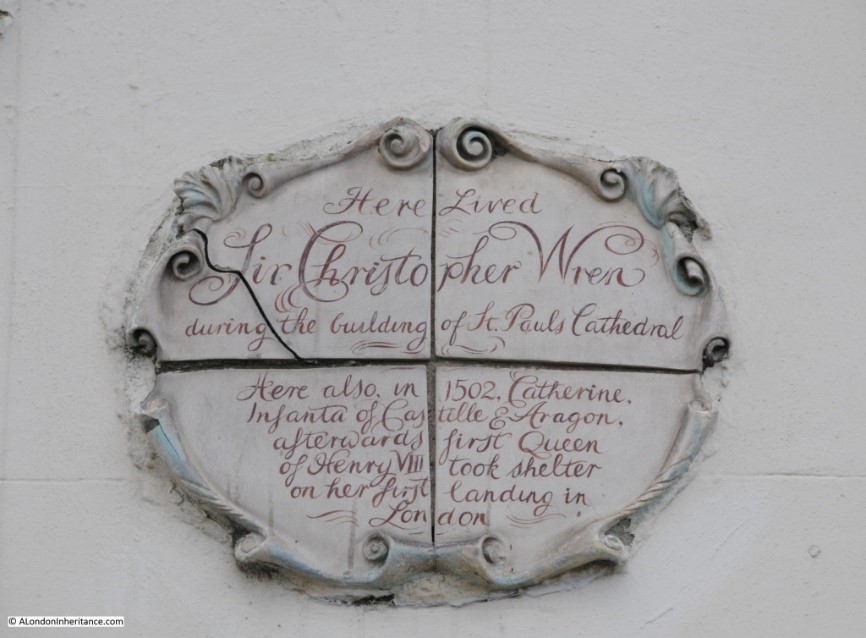 Bankside, plaque on wall of number No. 49.  X.jpg