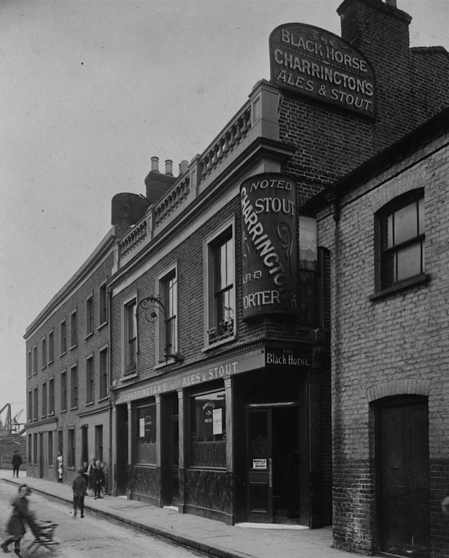 Odessa Street,Rotherhithe,the Black Horse, This pub closed c.1925.  X.png