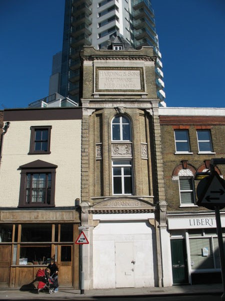 Tabard Street, site of, George Harding & Sons Hardware Merchants, Tin Plate Workers Japanning, opposite Silvester Street. 2019.  X.jpg