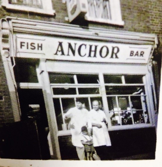 Blue Anchor Lane fish shop 1960s.  X.jpg