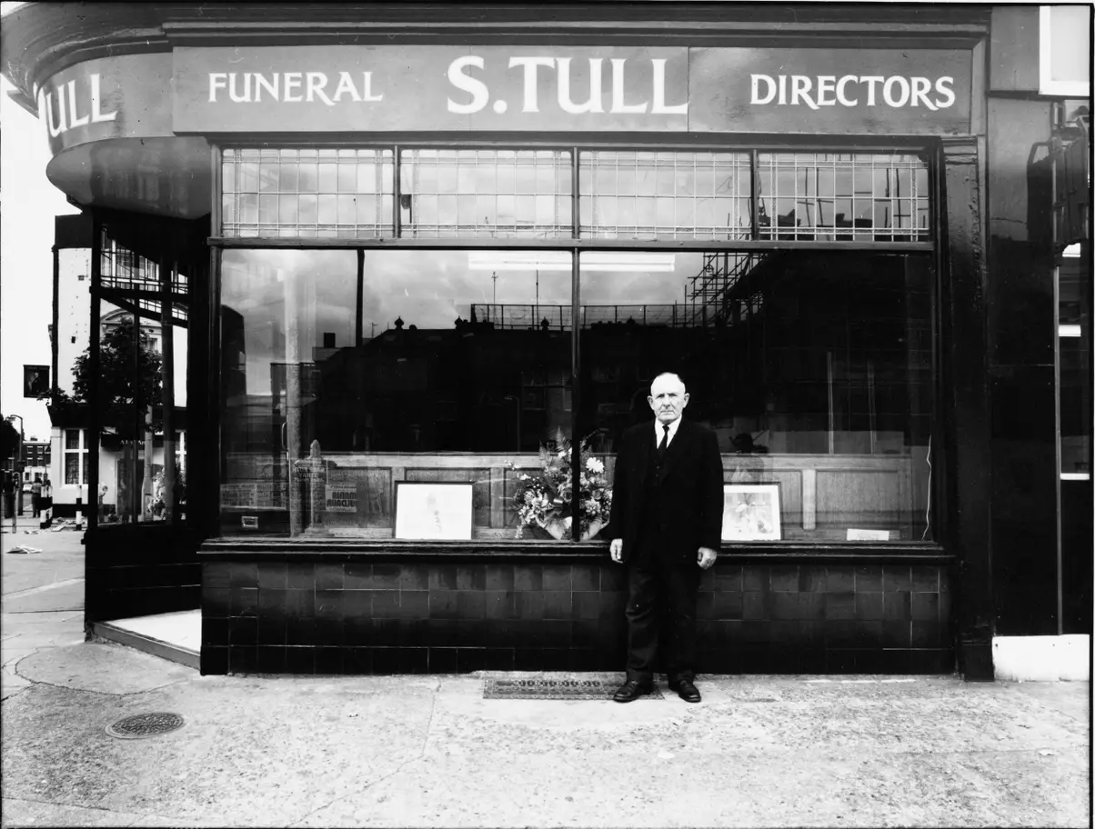London Road No 16, 1975, S.Tull, Funeral Directors.  X.png