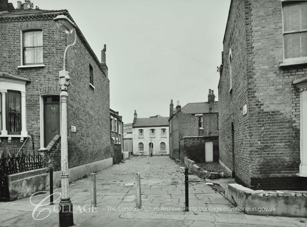 Aulay Street, looking east from Ossory Road  1971.  X.png