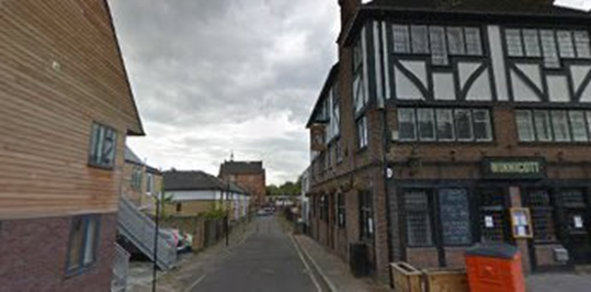 Farncombe Street 2019, very much shortened, looking from Bermondsey Wall East.  X.png