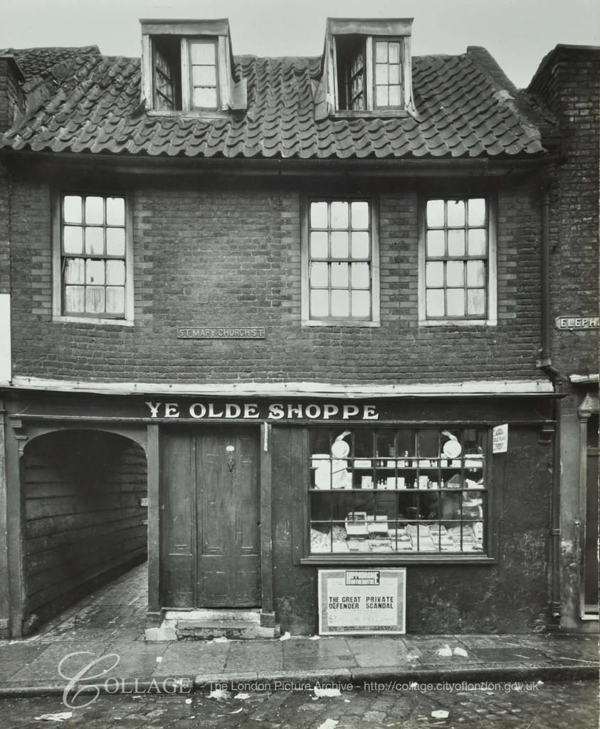 St Marychurch Street ,No 37,Elephant Lane left, 1935.  X.png