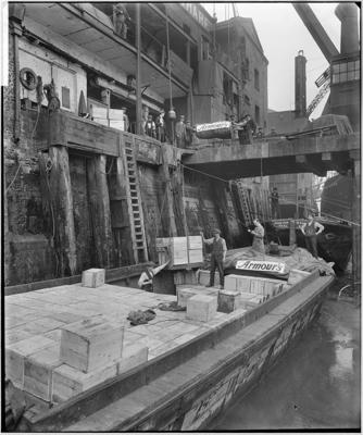 Tooley Street Armour and Company, loading corn beef,c1919.  X.png